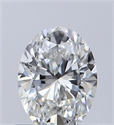 Natural Diamond 0.50 Carats, Oval with  Cut, F Color, VS1 Clarity and Certified by GIA
