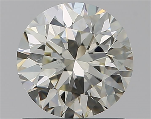 Foto Diamante Natural 0.90 quilates, Redondo , Color L, claridad VS1 y certificado GIA de