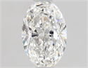 Diamante Natural 0.50 quilates, Ovalado , Color E, claridad VVS2 y certificado GIA