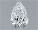 Natural Diamond 0.70 Carats, Pear with  Cut, D Color, VS2 Clarity and Certified by GIA