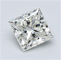 Diamante Natural 2.22 quilates, Princesa , Color J, claridad VS1 y certificado GIA