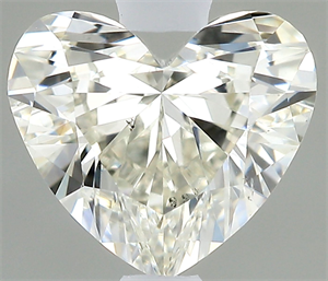Picture of Natural Diamond 0.40 Carats, Heart with  Cut, K Color, VS2 Clarity and Certified by GIA