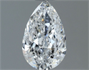 Natural Diamond 0.71 Carats, Pear with  Cut, E Color, SI2 Clarity and Certified by GIA