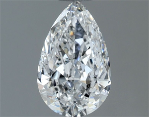 Picture of Natural Diamond 0.71 Carats, Pear with  Cut, E Color, SI2 Clarity and Certified by GIA