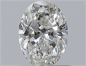 Natural Diamond 0.57 Carats, Oval with  Cut, G Color, VVS2 Clarity and Certified by GIA