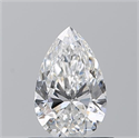 Natural Diamond 0.70 Carats, Pear with  Cut, E Color, VS1 Clarity and Certified by GIA