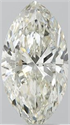 Natural Diamond 3.01 Carats, Marquise with  Cut, I Color, SI2 Clarity and Certified by IGI