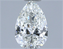 Diamante Natural 0.70 quilates, De pera , Color H, claridad VVS2 y certificado IGI