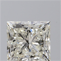 Natural Diamond 1.51 Carats, Princess with  Cut, K Color, SI2 Clarity and Certified by GIA