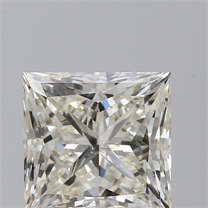 Picture of Natural Diamond 1.51 Carats, Princess with  Cut, K Color, SI2 Clarity and Certified by GIA