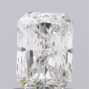Picture of Natural Diamond 1.00 Carats, Radiant with  Cut, I Color, SI1 Clarity and Certified by GIA