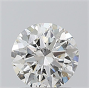 Natural Diamond 1.00 Carats, Round with Excellent Cut, H Color, SI1 Clarity and Certified by GIA