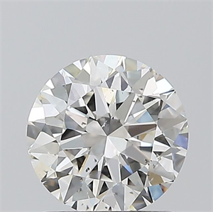 Picture of Natural Diamond 1.00 Carats, Round with Excellent Cut, H Color, SI1 Clarity and Certified by GIA