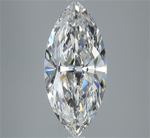 Picture of Natural Diamond 3.03 Carats, Marquise with  Cut, F Color, VVS1 Clarity and Certified by GIA