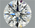 Diamante Natural 0.53 quilates, Redondo , Color J, claridad SI1 y certificado GIA