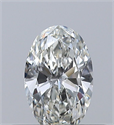 Natural Diamond 0.30 Carats, Oval with  Cut, I Color, IF Clarity and Certified by GIA