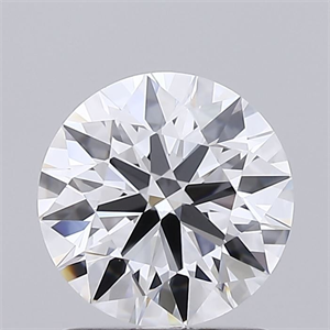 Picture of Lab Grown Diamond 1.27 Carats, Round with Ideal Cut, D Color, VVS1 Clarity and Certified by IGI