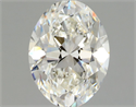 Natural Diamond 1.01 Carats, Oval with  Cut, G Color, VVS2 Clarity and Certified by GIA