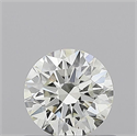 Natural Diamond 0.50 Carats, Round with Excellent Cut, J Color, VVS1 Clarity and Certified by GIA