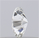 Natural Diamond 0.18 Carats, Oval with  Cut, H Color, SI2 Clarity and Certified by GIA