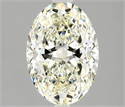 Natural Diamond 2.06 Carats, Oval with  Cut, K Color, VS1 Clarity and Certified by IGI