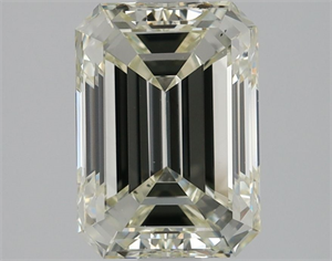 Foto Diamante Natural 1.50 quilates, Esmeralda , Color K, claridad VS1 y certificado HRD de