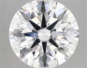 Picture of Lab Grown Diamond 4.07 Carats, Round with Ideal Cut, D Color, VVS2 Clarity and Certified by IGI