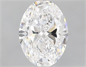 Natural Diamond 1.00 Carats, Oval with  Cut, D Color, VVS1 Clarity and Certified by GIA