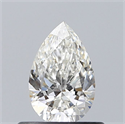 Diamante Natural 0.52 quilates, De pera , Color H, claridad VVS1 y certificado GIA