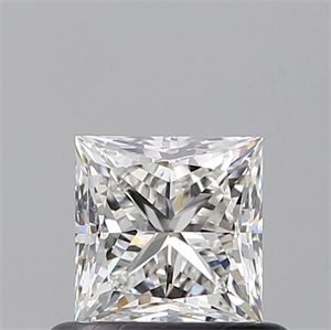 Picture of Natural Diamond 0.62 Carats, Princess with  Cut, G Color, VVS1 Clarity and Certified by GIA