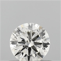 Natural Diamond 0.40 Carats, Round with Excellent Cut, H Color, SI1 Clarity and Certified by IGI
