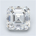 Diamante Natural 1.80 quilates, Asscher , Color F, claridad VS2 y certificado GIA