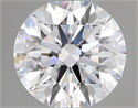 Lab Grown Diamond 1.06 Carats, Round with Ideal Cut, D Color, VVS2 Clarity and Certified by IGI