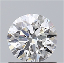 Natural Diamond 0.80 Carats, Round with Excellent Cut, D Color, VVS1 Clarity and Certified by GIA