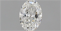 Natural Diamond 0.23 Carats, Oval with  Cut, G Color, VVS1 Clarity and Certified by GIA