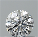 Natural Diamond 0.42 Carats, Round with Excellent Cut, D Color, VS2 Clarity and Certified by GIA