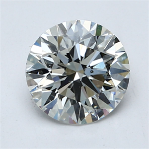 Foto Diamante Natural 1.51 quilates, Redondo , Color H, claridad SI2 y certificado GIA de