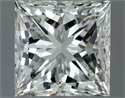Natural Diamond 1.21 Carats, Princess with  Cut, I Color, VVS1 Clarity and Certified by IGI
