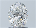 Diamante Natural 0.72 quilates, Ovalado , Color G, claridad SI2 y certificado GIA