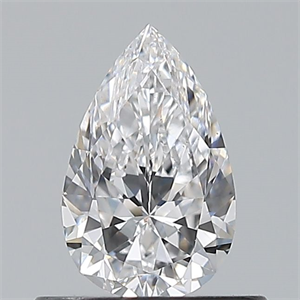 Picture of Natural Diamond 0.50 Carats, Pear with  Cut, D Color, VS1 Clarity and Certified by GIA