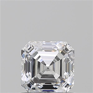 Foto Diamante Natural 1.01 quilates, Asscher , Color E, claridad SI1 y certificado GIA de
