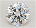 Lab Grown Diamond 3.02 Carats, Round with Ideal Cut, E Color, VVS2 Clarity and Certified by IGI