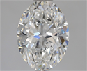 Natural Diamond 2.01 Carats, Oval with  Cut, E Color, VS1 Clarity and Certified by GIA