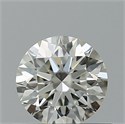 Natural Diamond 0.40 Carats, Round with Excellent Cut, H Color, IF Clarity and Certified by IGI
