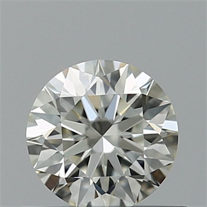 Picture of Natural Diamond 0.40 Carats, Round with Excellent Cut, H Color, IF Clarity and Certified by IGI