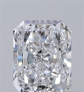 Picture of Natural Diamond 0.30 Carats, Radiant with  Cut, D Color, VS1 Clarity and Certified by GIA