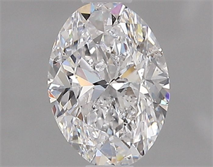 Foto Diamante Natural 0.70 quilates, Ovalado , Color D, claridad SI2 y certificado GIA de