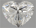 Natural Diamond 2.80 Carats, Heart with  Cut, H Color, VS2 Clarity and Certified by GIA
