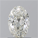 Diamante Natural 0.90 quilates, Ovalado , Color J, claridad SI1 y certificado GIA