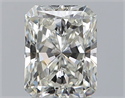 Natural Diamond 1.52 Carats, Radiant with  Cut, I Color, VVS1 Clarity and Certified by GIA